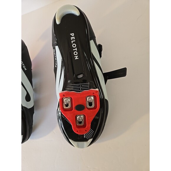 Size 6 Men / 8 Wom (EU 39) - Peloton Black Cycling Shoes with Cleats - Picture 5 of 7
